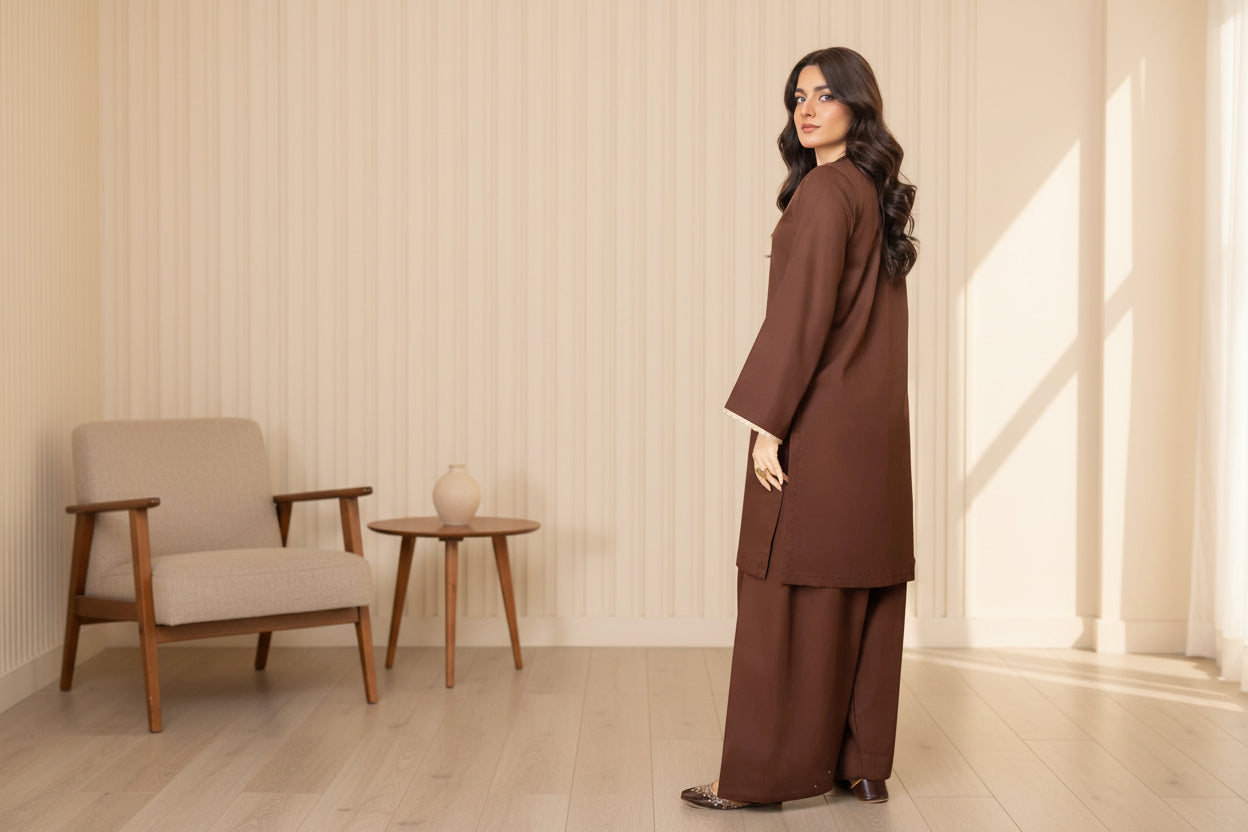 Rustwood  farshi shalwar 3ps    vol   #20