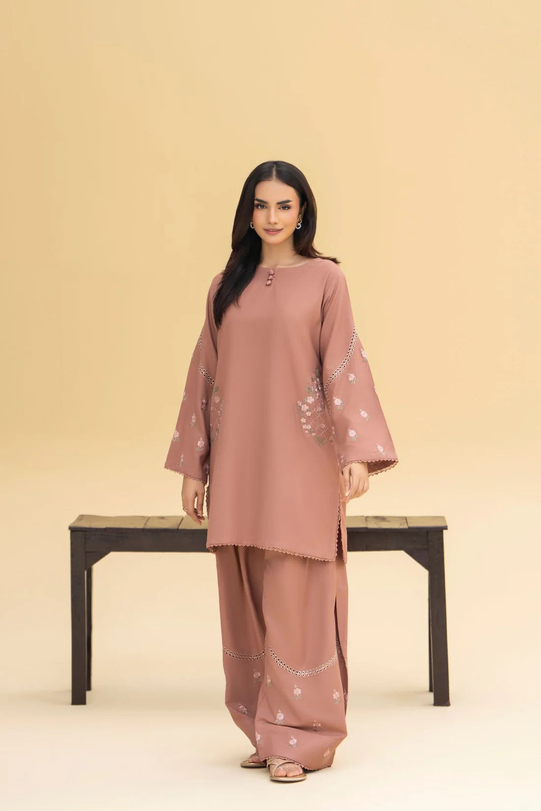 Embroidered Mehrunisa 2PCS