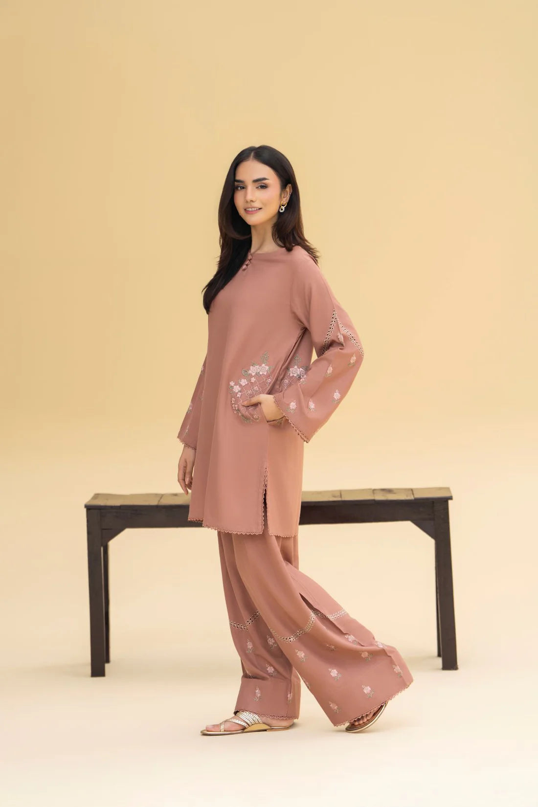 Embroidered Mehrunisa 2PCS