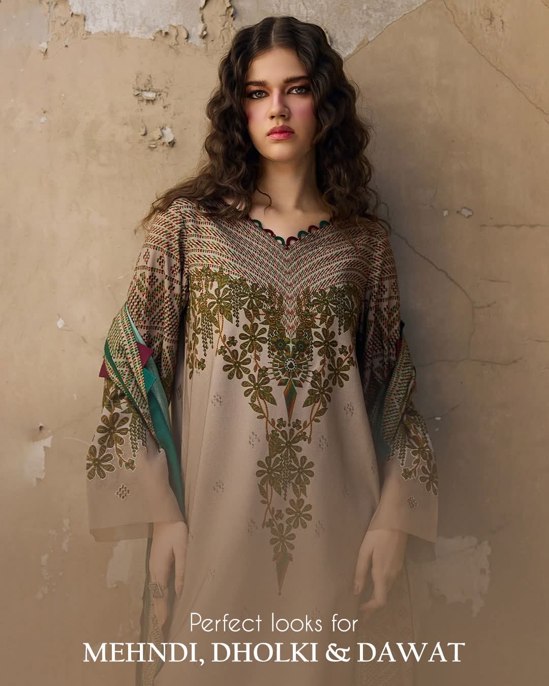 zoha Charizma Printed Stitched 3PCS    vol  #9