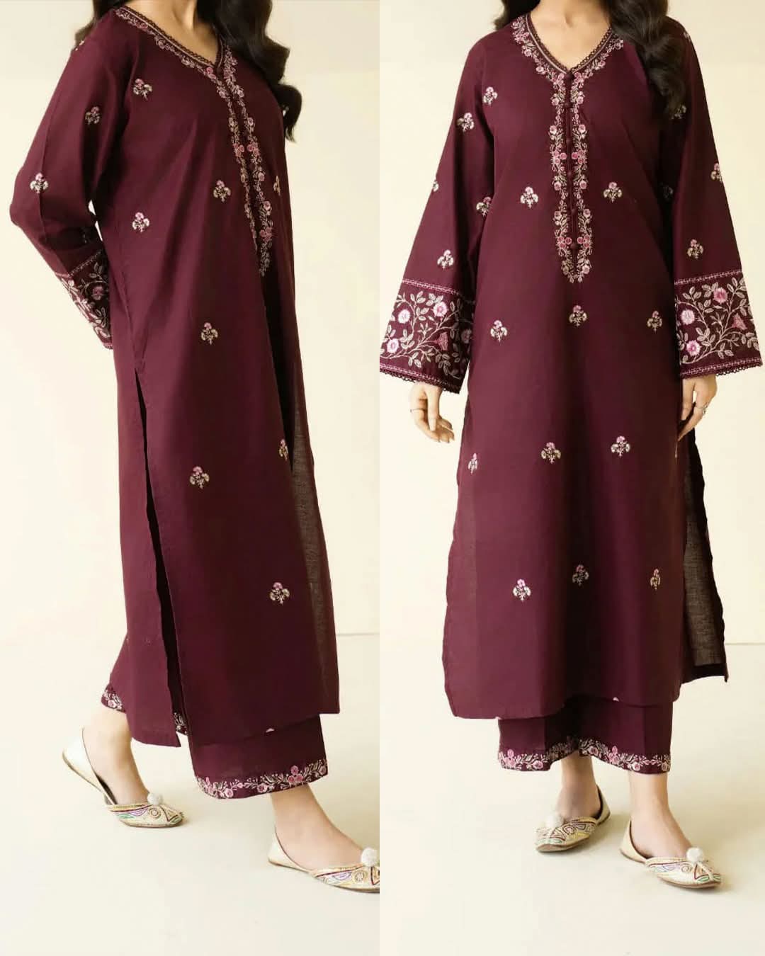 Embroidered Reena 2PCS    vol   #10