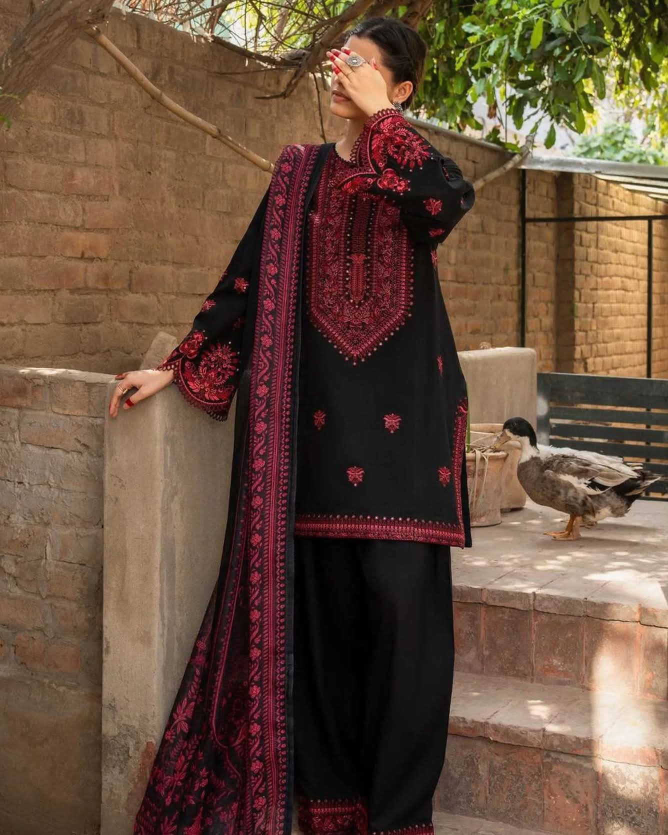 Embroidered Lubna 3PC     vol    #11