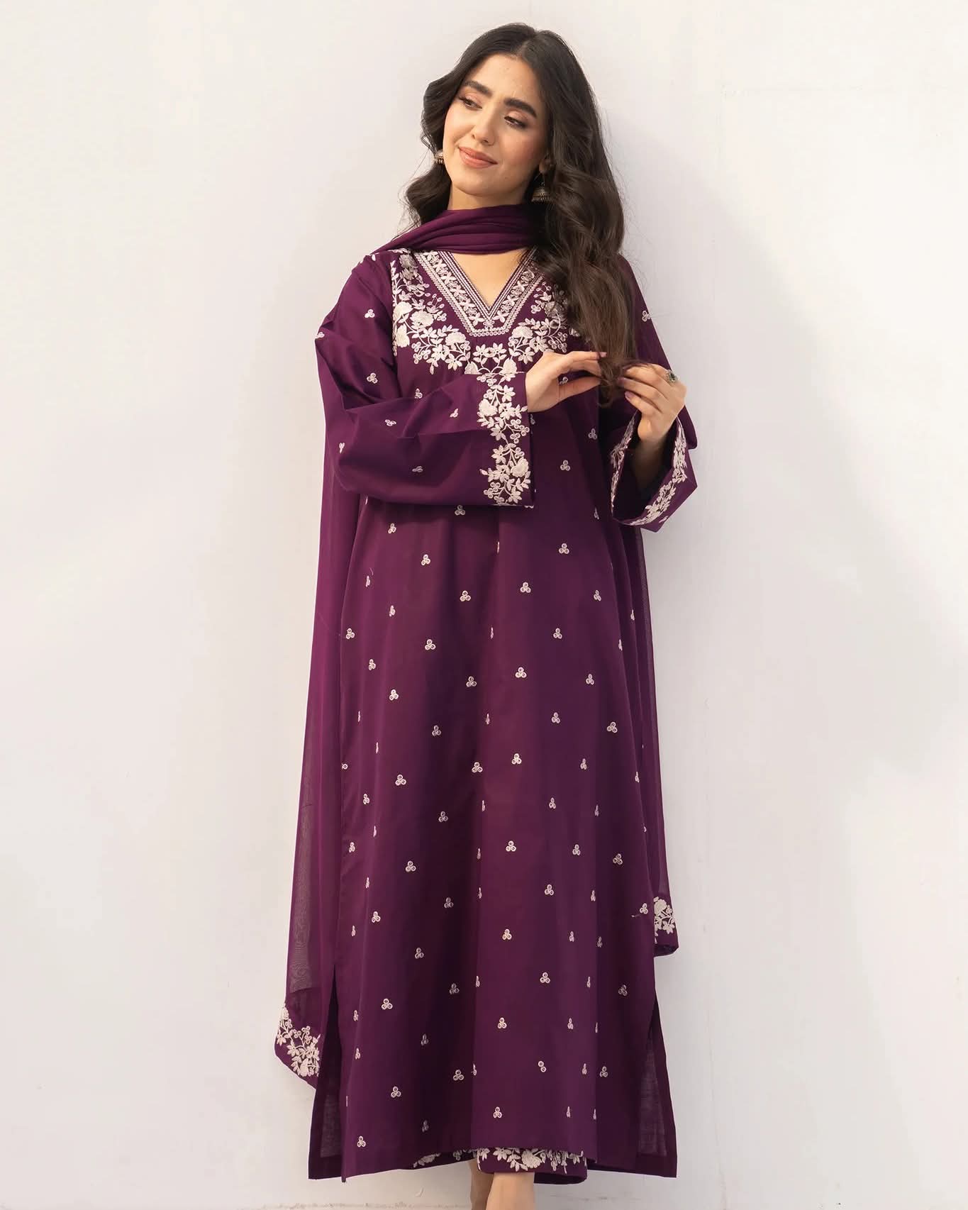 Embroidered areeba 3PCS     vol     #14