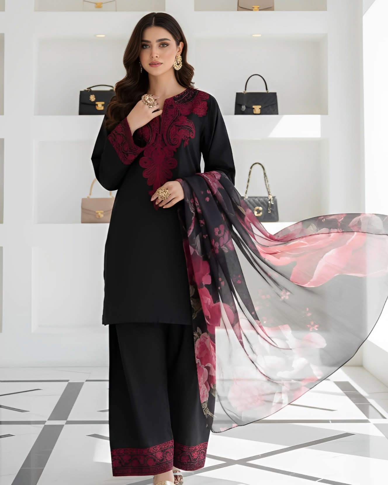 Black queen 3pcs