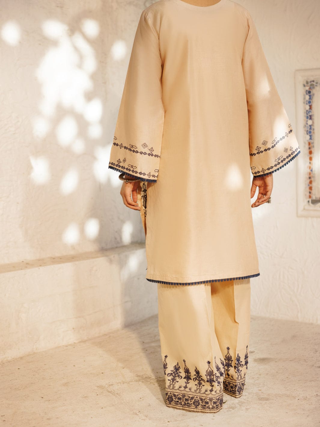 Beige Cambric 2Pc