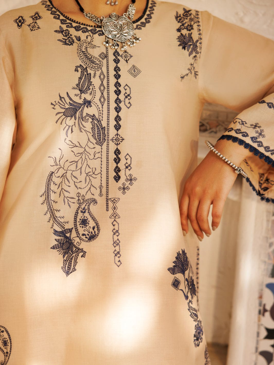 Beige Cambric 2Pc