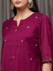 Maroon Aura 2PC