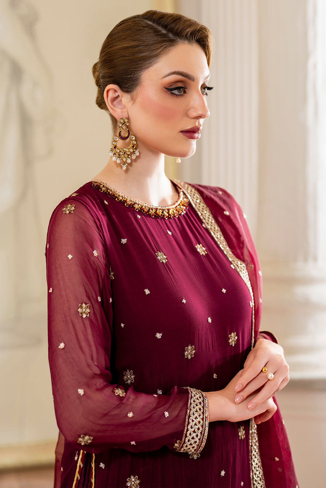 Ruby Grace – 4PC Premium Chiffon dress