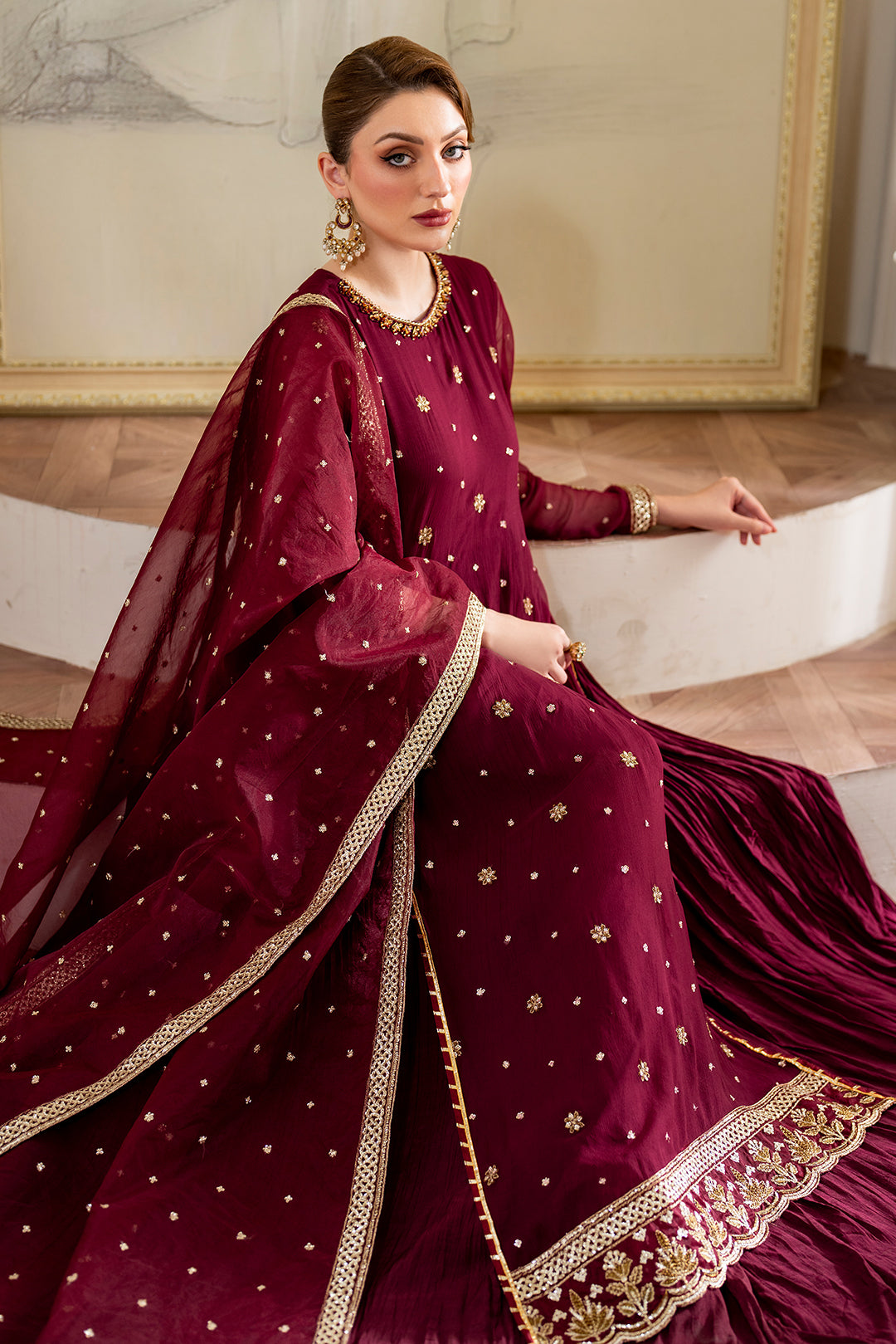 Ruby Grace – 3PC Premium Chiffon dress